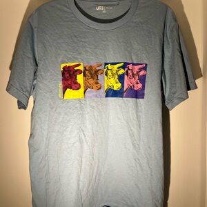 Uniqlo x Kashiwa Sato Andy Warhol Short Sleeve Cow Art Tee